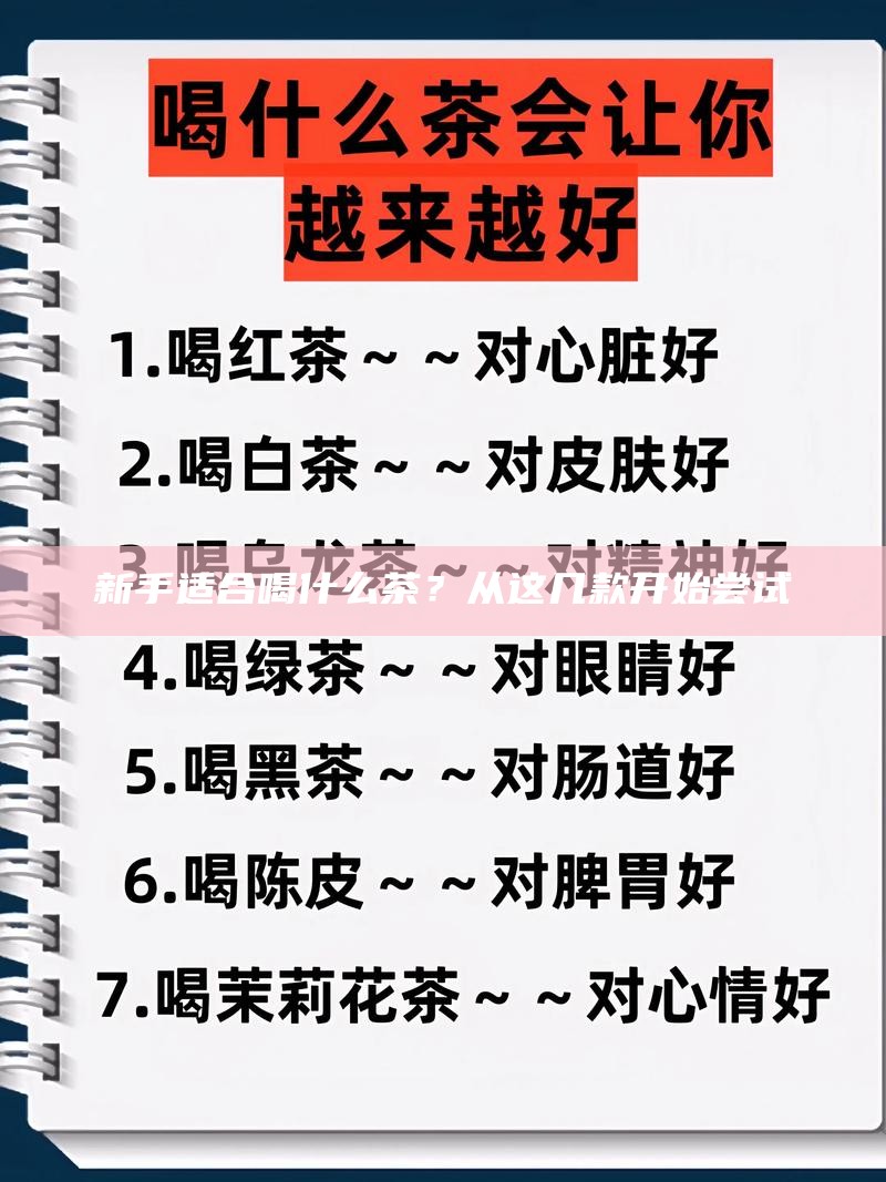 新手适合喝什么茶?从这几款开始尝试